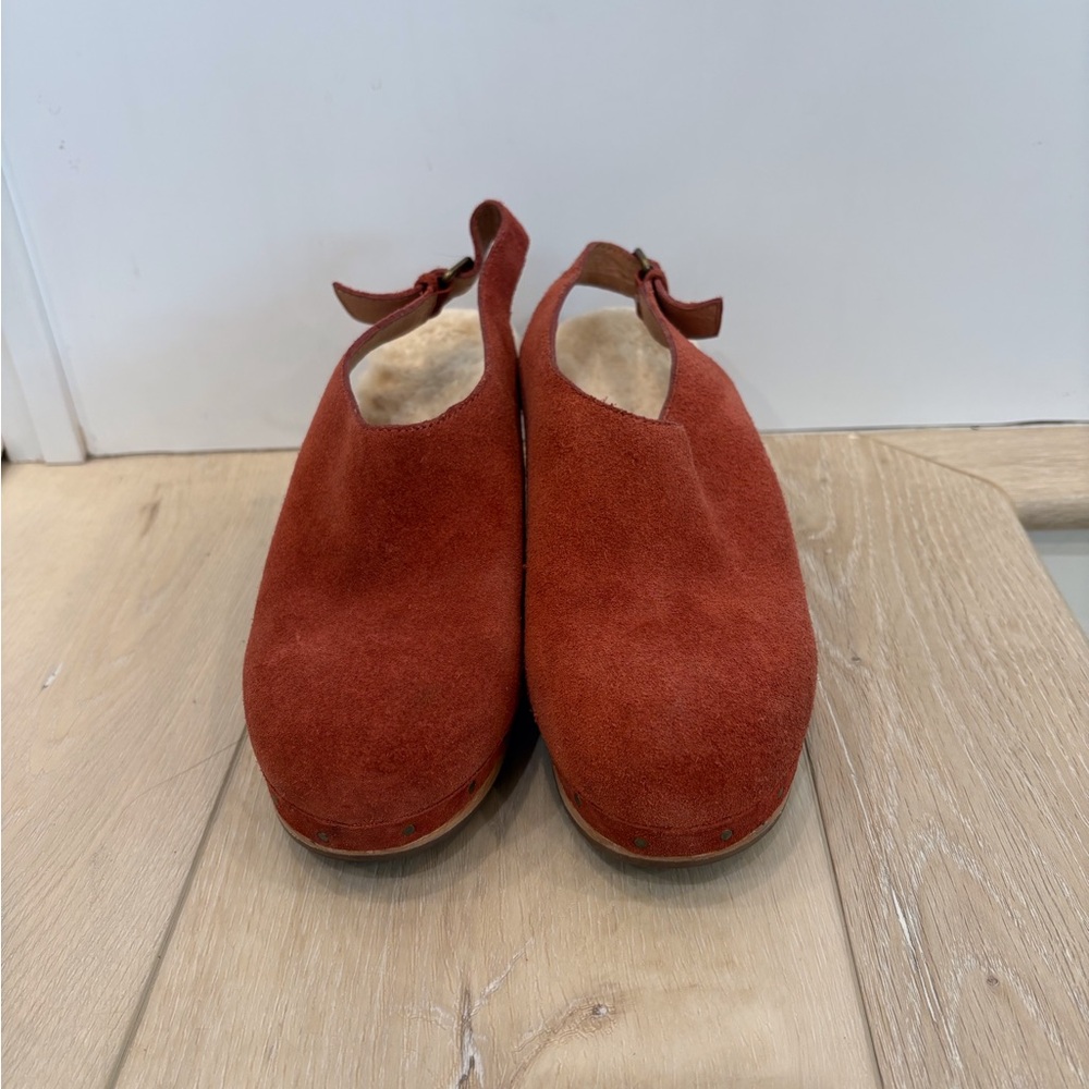 Madewell Suede Clog Slingback with Sherpa Lining - Picture 7 of 7